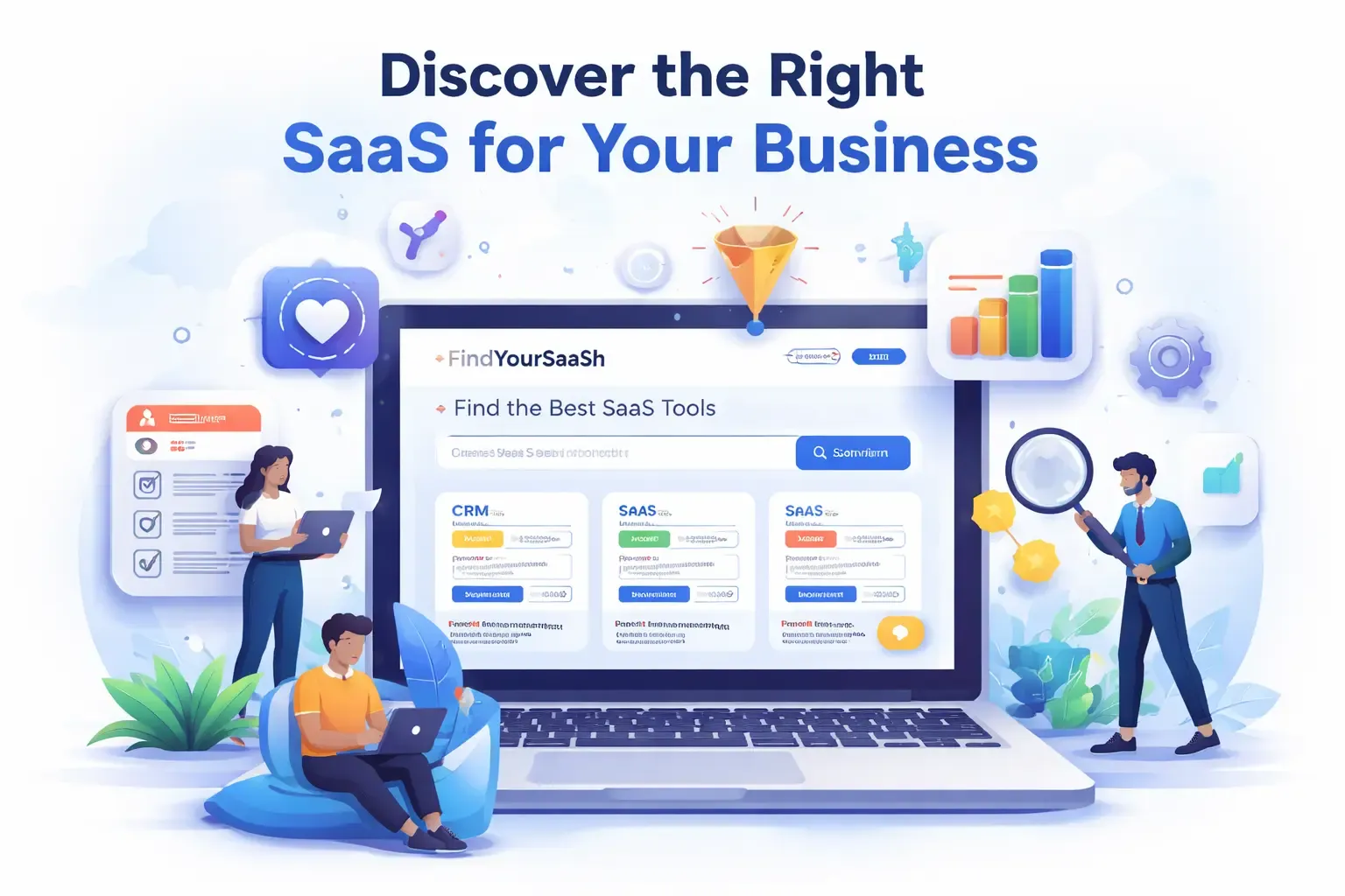FindYourSaaS project interface