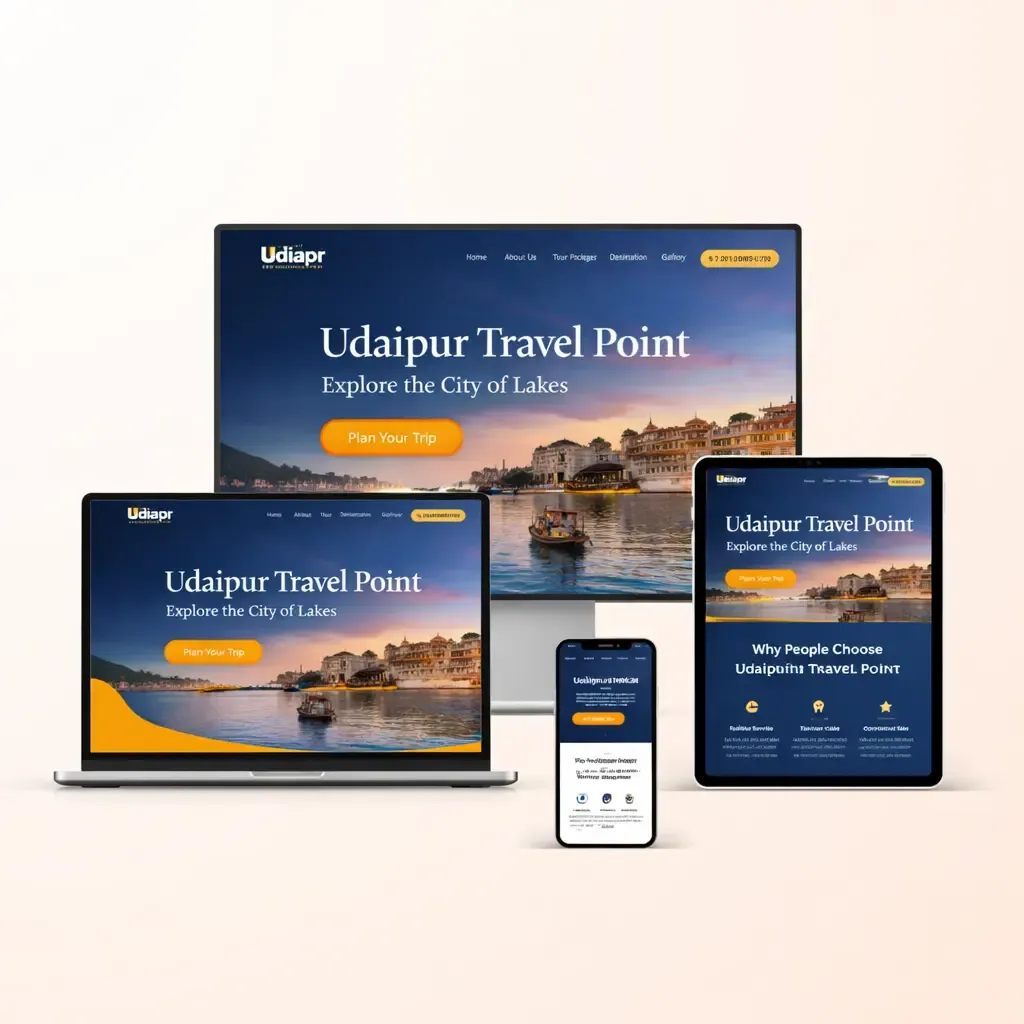 Udaipur Travel Point project interface